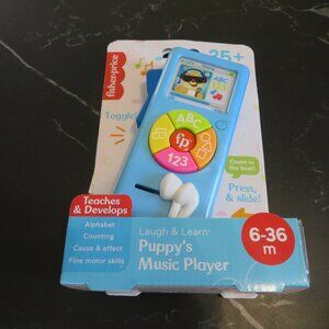 Fisher Price Puppy`s Music Player Baby Toy 3-6 months Brand New!